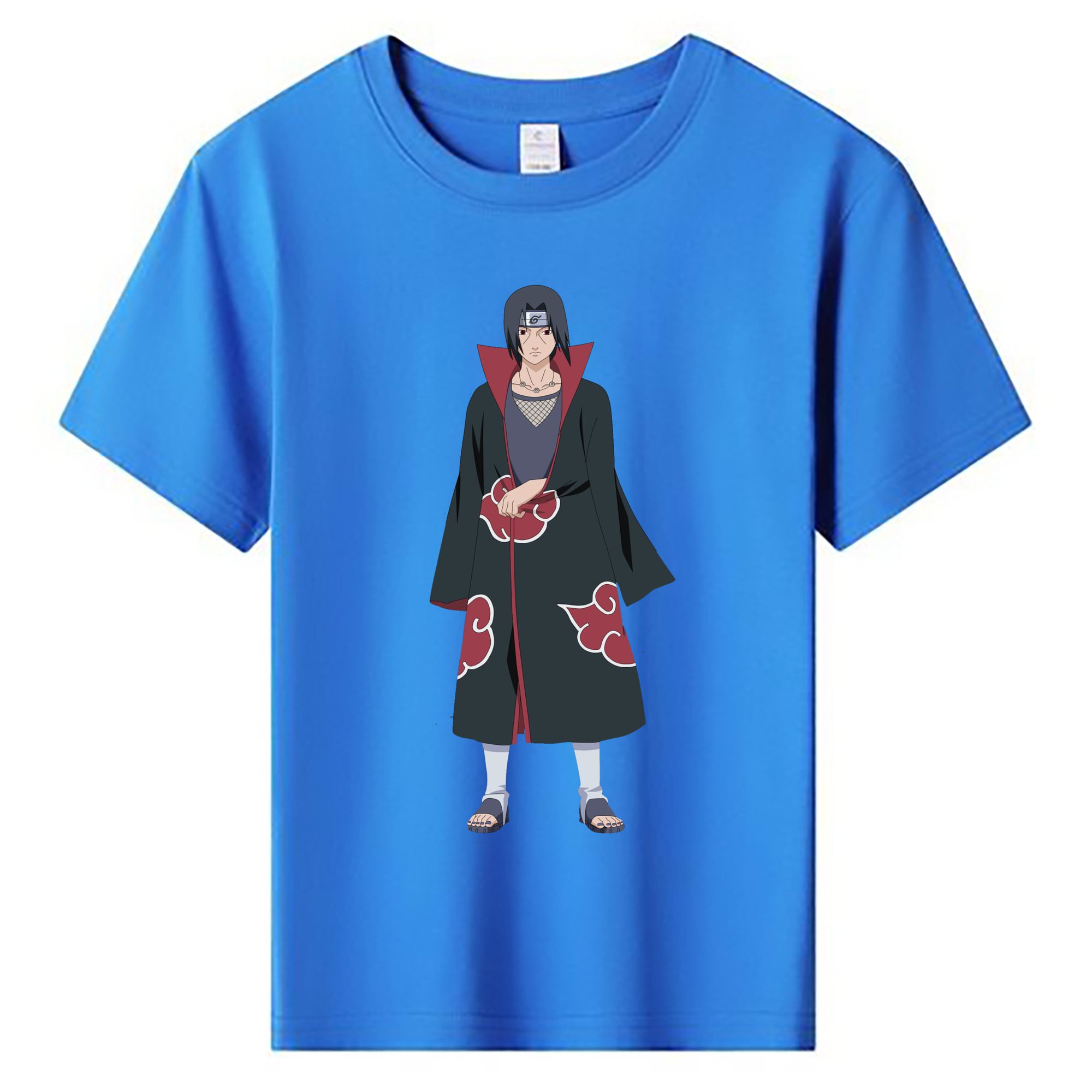 （画像用） NARUTO -ナルト- うちは イタチ Uchiha Itachi 綿100％キッズTシャツ（フロントプリント）